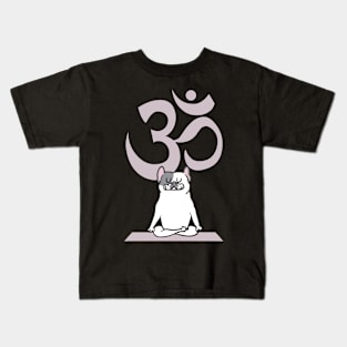 Om French Bulldog Kids T-Shirt